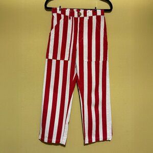 Big Bud Press Red & White Striped Work Pants